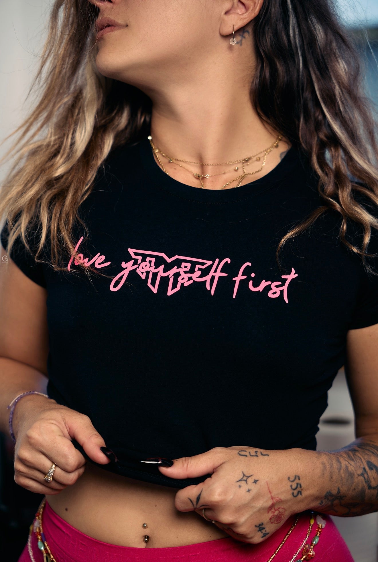 T-shirt Love yourslef first